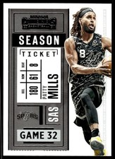 2020-21 Panini Contenders Patty Mills San Antonio Spurs #43