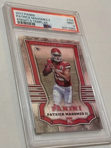 2017 Panini Patrick Mahomes II Knight's Templar #104 RC Rookie FOIL