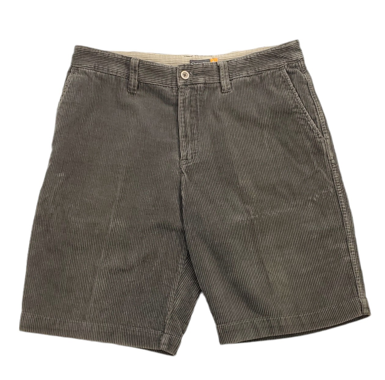 Quicksilver Corduroy Shorts Mens 36 Olive Green Cargo Pocket Casual