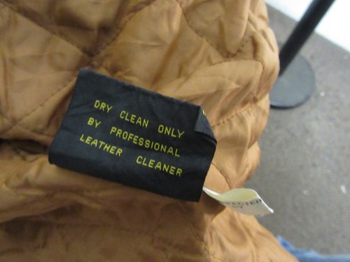VINTAGE LEVI'S LEATHER FIELD JACKET SIZE L + FITS XL - Picture 15 of 18