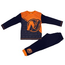 Licensed Boys Nerf Pyjamas Pjs  4-10 Years Nightwear Nerf Gun Blue On Target