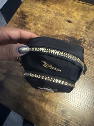 Disney Mickey Mouse Black Crossbody Primark Exclusive Small Phone Holder Wallet - Picture 6 of 6