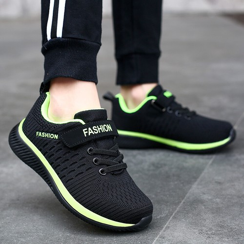 Kinder Laufschuhe Jungen Mädchen Schule Joggen Freizeit Sport Wanderschuhe Größe - Bild 4 von 24