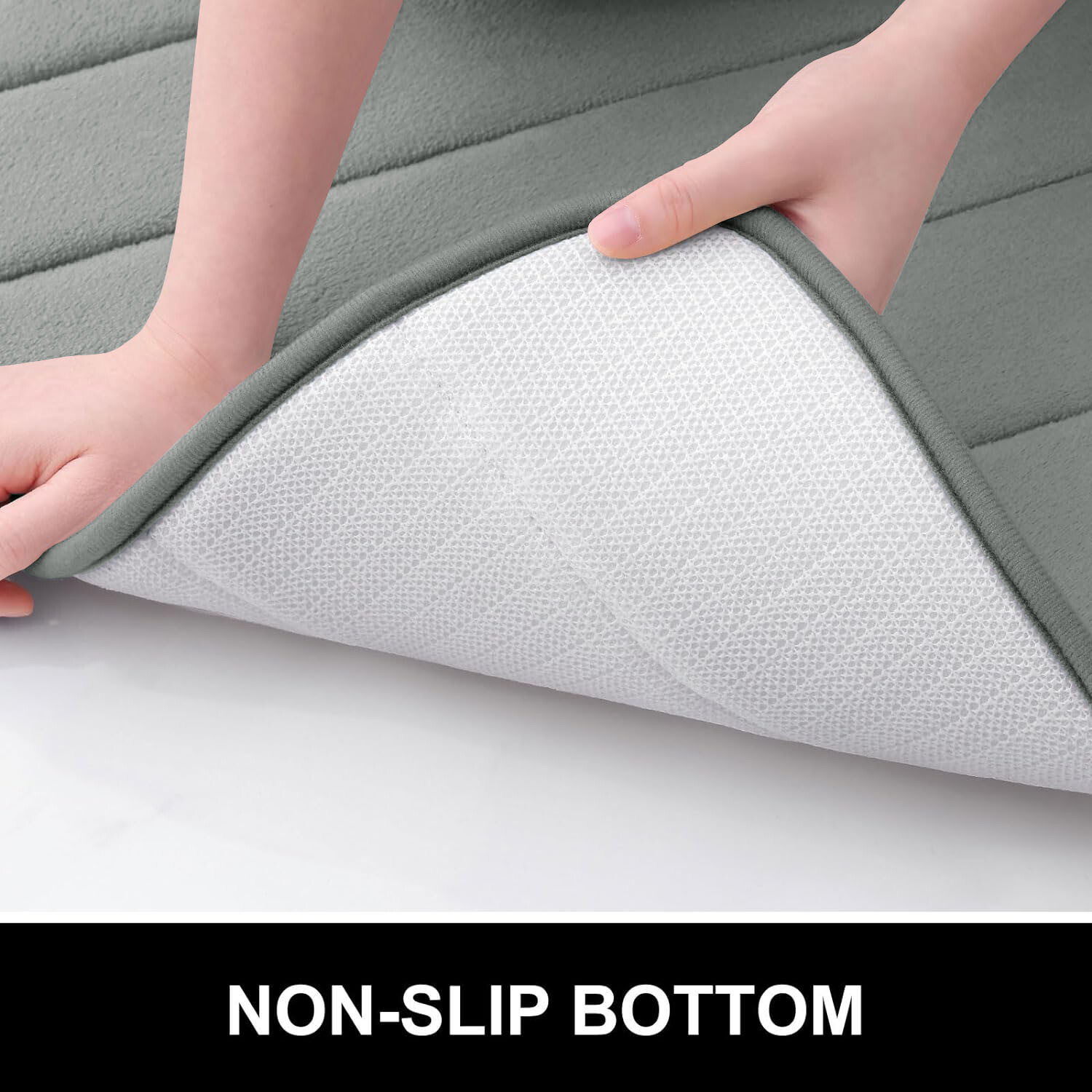 Non Slip Bath Mat Super Water Absorbent Bathroom Rugs Soft Toilet