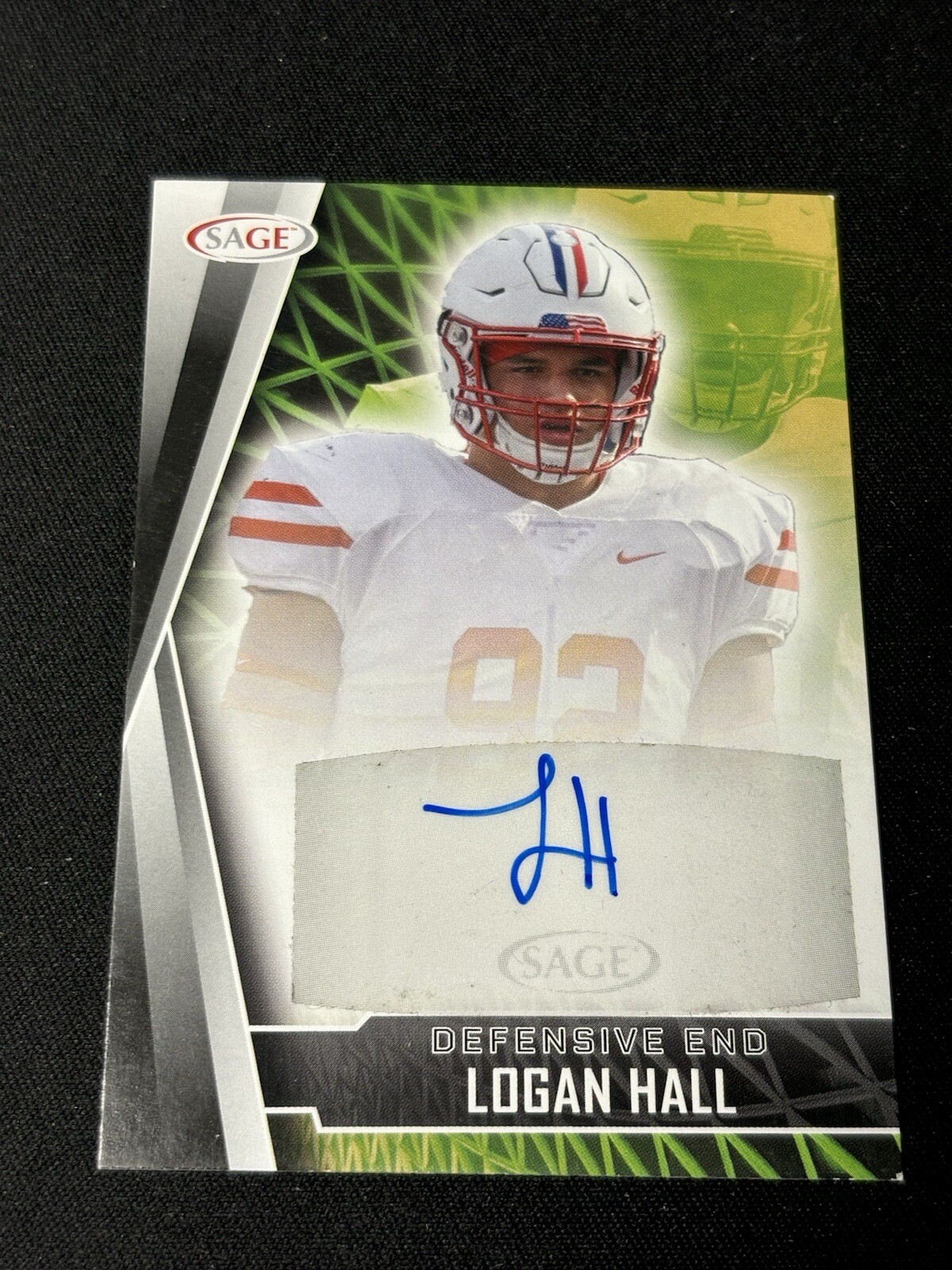 2022 SAGE Logan Hall #A-LH Auto RC Houston Cougars