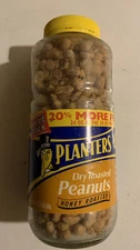 Planters Peanut Big 24 Oz 100 Year Anniversary Jar Full NOS Sealed Mr. Peanut