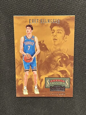 CHET HOLMGREN 2022-23 Panini Contenders Basketball ROOKIE STALLIONS OKC RC # 20