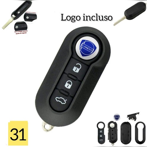 Silicone Key Cover Shell For Lancia Y, Ypsilon, Musa – Green – Unbranded