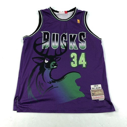 Mitchell & Ness Ray Allen Jersey 2XL Swingman Hardwood Classics