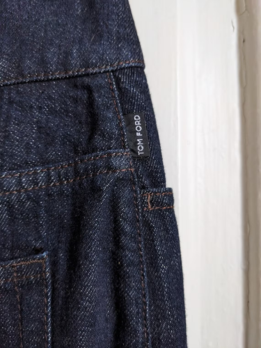 Neu mit Etikett Tom Ford Denim Damenrock - Bild 8 von 9