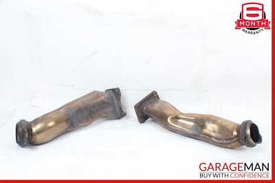 12-19 Mercedes X166 GL450 ML550 Front Right & Left Side Engine Exhaust Pipe Set