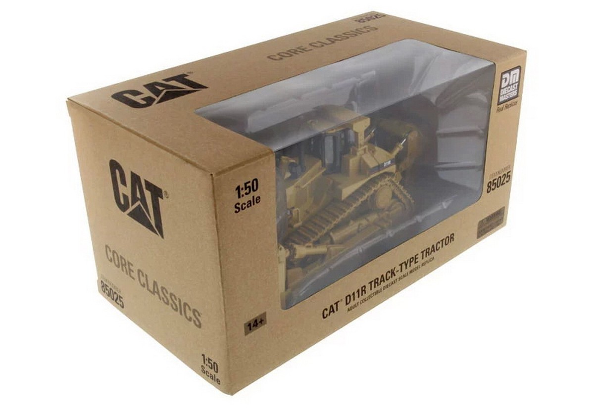 DM 1/50 Scale CAT D11R TRACK-TYPE TRACTOR Diecast Model Toy Gift