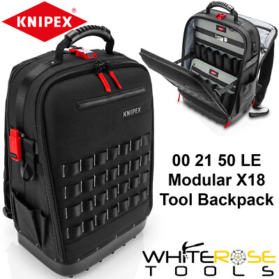 Knipex Werkzeugrucksack Tasche Modular Aufbewahrungskoffer X18 leer 00 21 50 LE