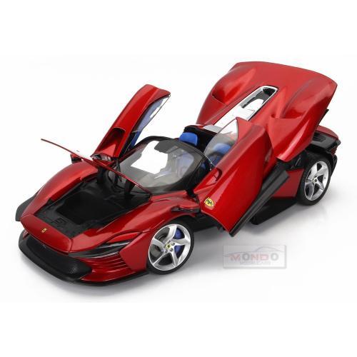 1:18 BURAGO Ferrari Daytona Sp3 Spider Open Roof 2022 Magna Met Red BU16913R Mod - Bild 7 von 17