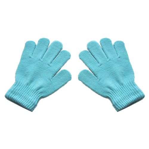 1 Pairs Black+Colours Magic Gloves Kids Boys Girls Children Winter Warm Stretch - Picture 22 of 33