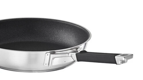 Rösle Bratpfanne Silence Pro Edelstahl  24 cm Antihaftversiegelung Silber  - Bild 2 von 4