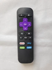 Roku Remote Control without Cell cover, Netflix, sling, Hulu, VUDU, Used.