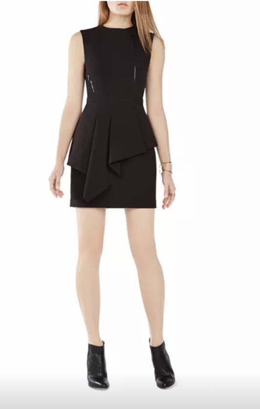 スーツ・フォーマル・ドレス BCBGMAXAZRIA Sleeveless Peplum Dress 2 BCBG Max Azria Black Peplum Dress 2 | eBay