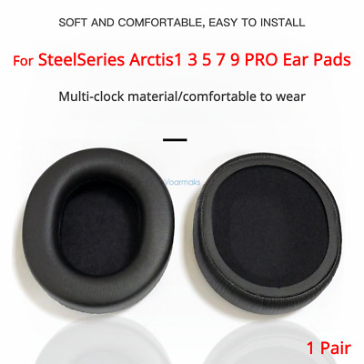 Replacement Ear Pads for SteelSeries Arctis1 3 5 7 9 PRO Headphone Cover