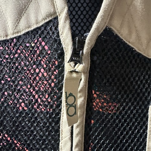 Bob Allen Men's S/M Tan Quilted Mesh Skeet Shooting Clays Bird Hunting Vest 1946 - Picture 4 of 7