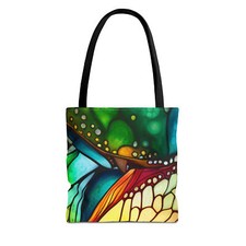 Abstract Art Tote Bag AOP 