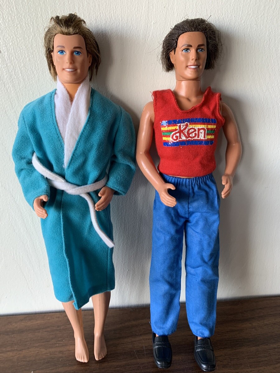 LOT OF VINTAGE KEN DOLLS 1990 Rooted Hair F11