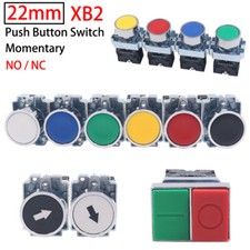 22mm XB2 Momentary Push Button Switch Normally Open / Closed ON/OFF 440V 10A 6kV