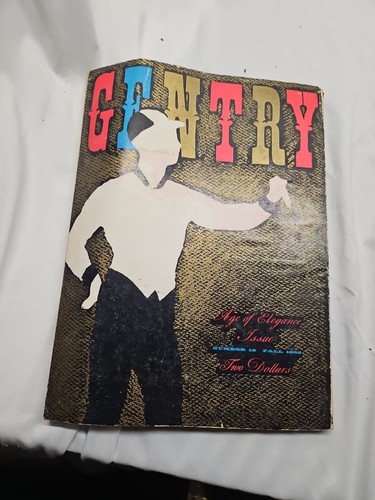 Vintage GENTRY 16 MEN'S MAGAZINE 1955 Steinberg Champagne Thoroughbred Horses - Picture 4 of 6