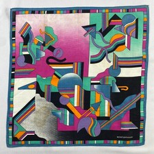 NWT Vintage Kansai Yamamoto Handkerchief Pocket Square Bandana Neckerchief