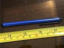 Stylus Pen Dabber iPad Tablet Ebook Reader schwarz Clip Ersatz hell dunkelblau