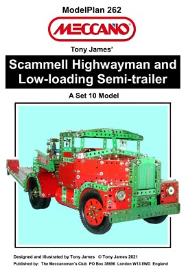 Meccano Modellplan - Scammell Highwayman und Niederladungsauflieger
