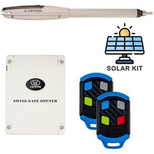 Centsys Vantage 500 Solar Single Swing Gate Motor Opener Kit Suits 4m / 300Kg
