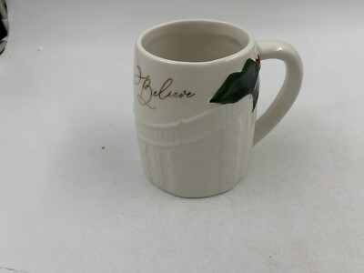 Ceramic 18oz Believe Sweater Coffee Mug AA02B19010