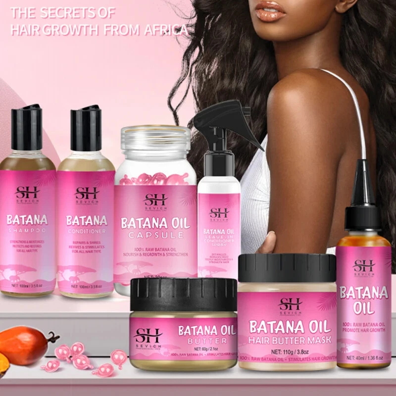 Honduras Batana Aceite Crecimiento del Cabello Set Africano Crecimiento Rápido Cabello Batana Mascarilla Capilar Foto 4 de 4