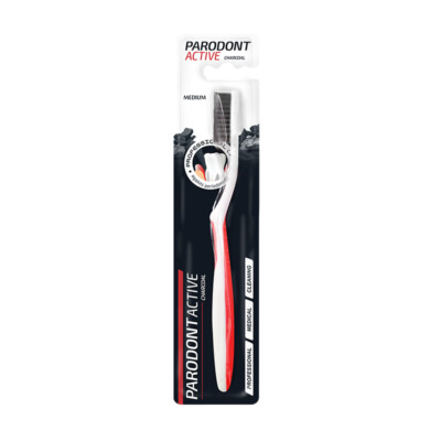 PARODONT ACTIVE Toothbrush Active Charcoal / 7pack