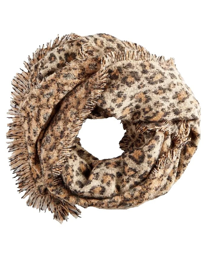 涤纶动物印花白色围巾和披肩女