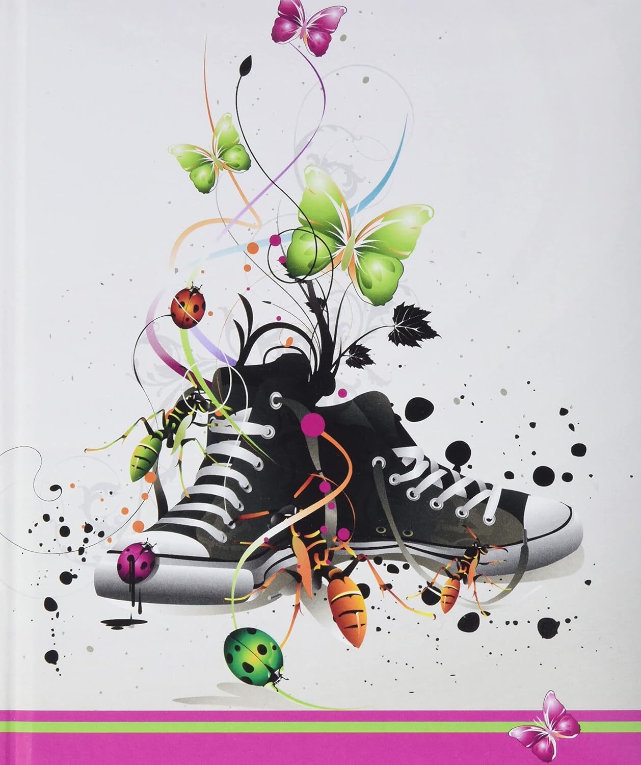 Pagna Poesiealbum „chucks“ Notizbuch 128 Blanko Seiten Neu Ovp