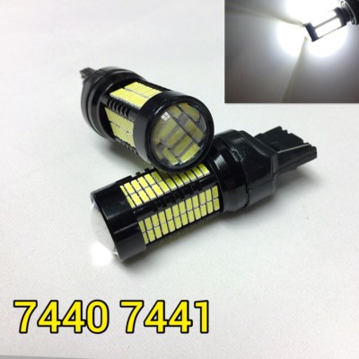 Reverse Backup Light T20 7440 7441 108 SMD 6K White LED Bulb K1 Fits ...
