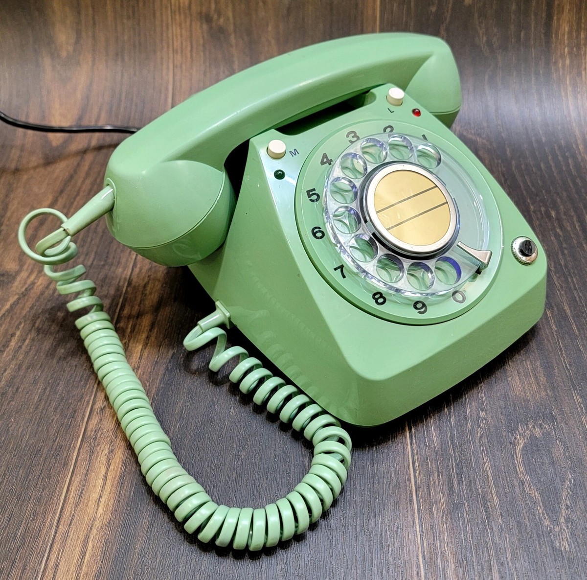 Antique Nippon Jade Green Rotary Dial Vintage Extension TOKYO