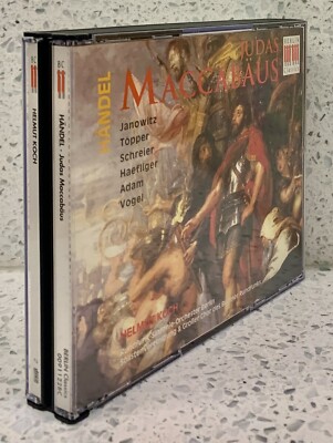 HANDEL Judas Maccabaeus (2 Discs Berlin Classics) KOCH Janowitz ADAM Schreier