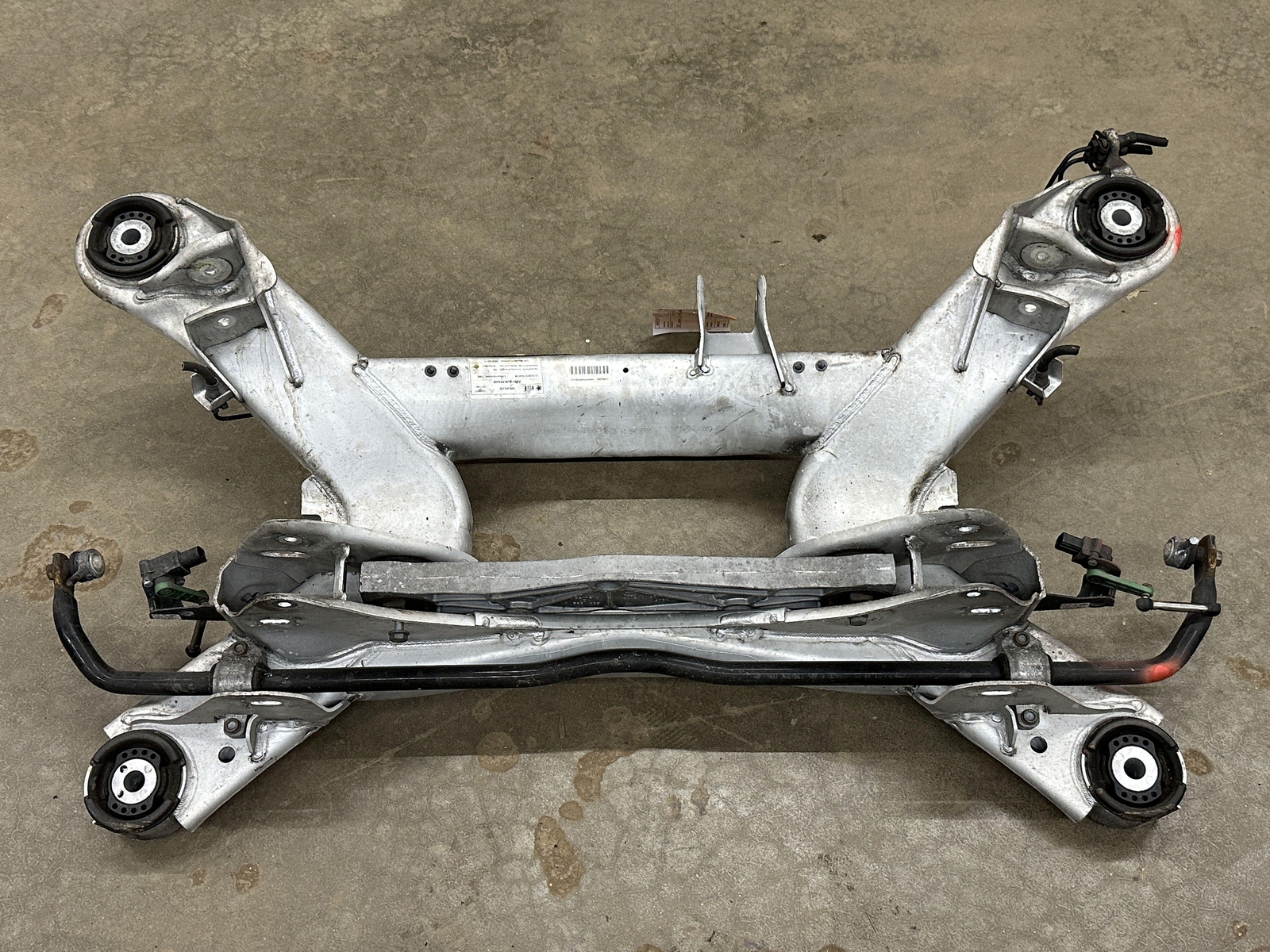 03-18 BENTLEY CONTINENTAL GT REAR SUSPENSION CROSSMEMBER CRADLE 3W8505235