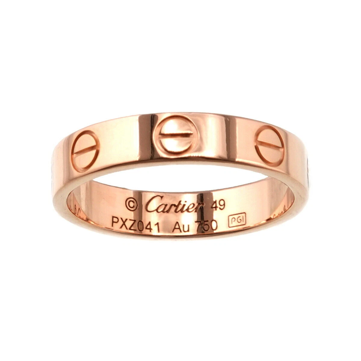 Cartier au750 ring sale