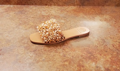 tory burch logan embellished slide sandal