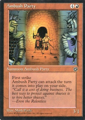 2X AMBUSH PARTY (VERSION 1) RED HOMELANDS MTG MAGIC HP X2 (yourdeckbuilder)