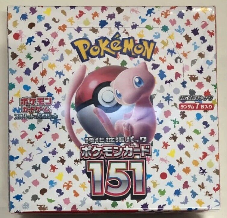 Pokemon card 151 Scarlet & Violet Booster Box sv2a Japanese New