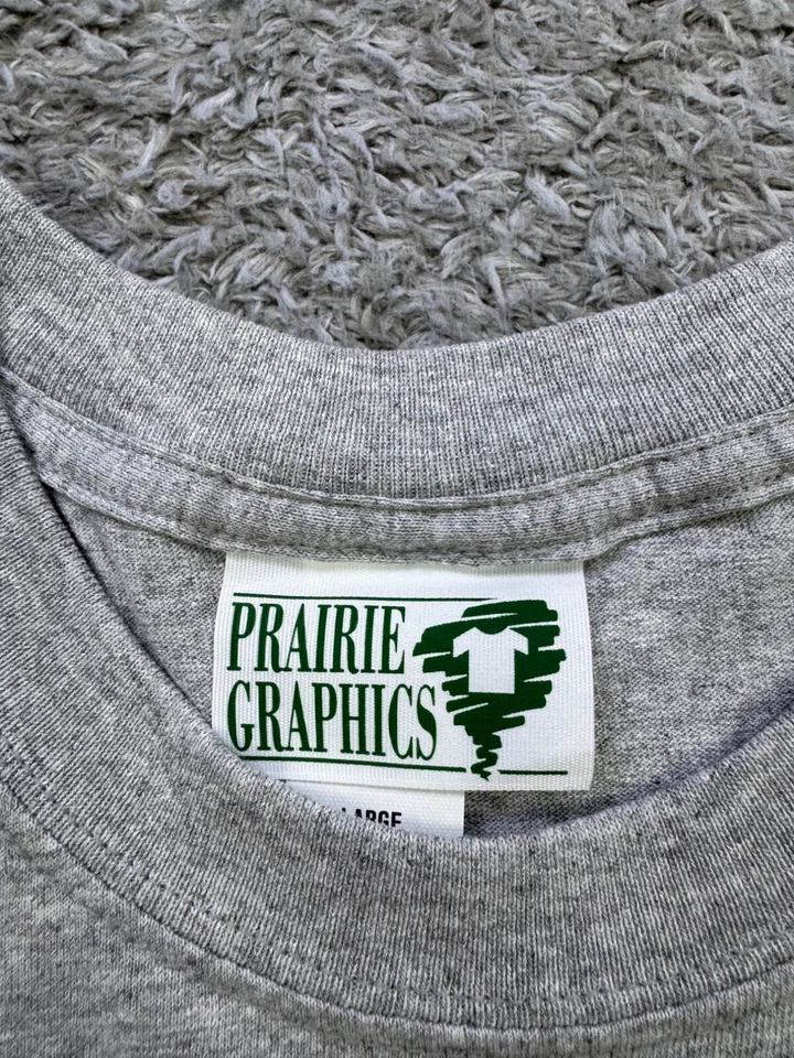 LSU Tigers Shirt Men Large Gray 2003 NCAA College World Series Road To Omaha Vtg - Image 3 of 4