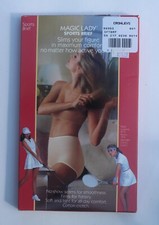 Vntg Exquisite Form Magic Lady Sports Brief Panty Girdle Sz L 7 Beige P953 NOS