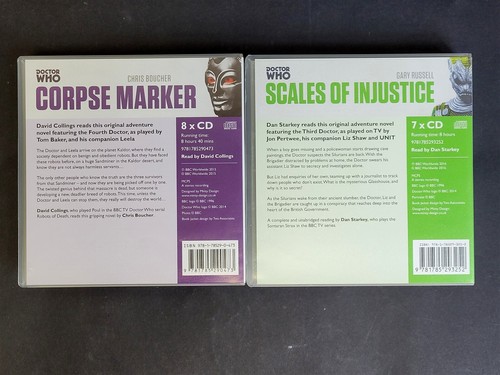 BBC Dr. Who Audio Disk Corpse Maker And Scales Of Injustice ~ T533G - Picture 2 of 7