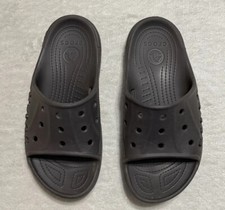 Crocks Baya II Sandals Men's 8 Women's 10 Brown Slip On Slides