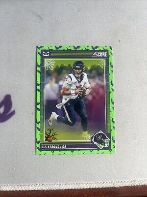2024 Panini Score-A-Treat C.J. Stroud #1 Green Bats  Parallel Houston Texans